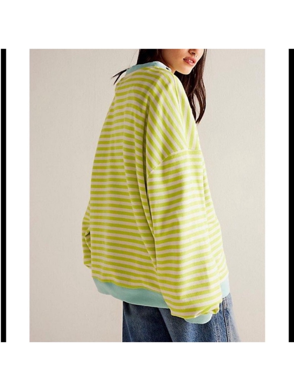 Classic Oversized Crewneck. NWOT - Picture 2 of 3